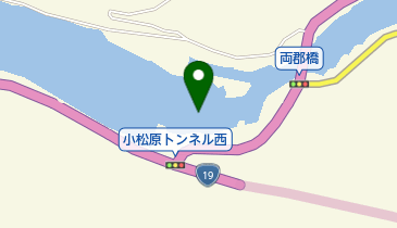 小田切ダムの地図画像