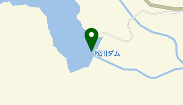 松川ダムの地図画像