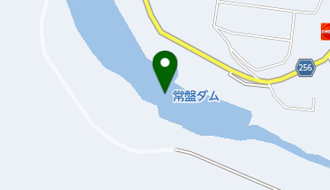 常盤ダムの地図画像