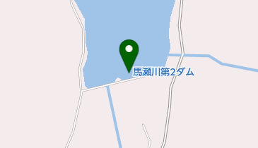馬瀬川第二ダムの地図画像