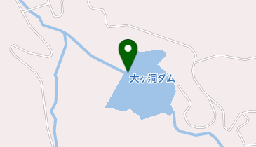 大ヶ洞ダムの地図画像