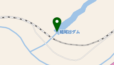 細尾谷ダムの地図画像