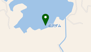 前沢ダムの地図画像