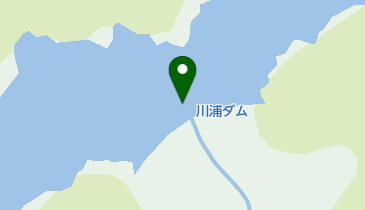 川浦ダムの地図画像
