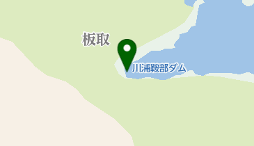 川浦鞍部ダムの地図画像