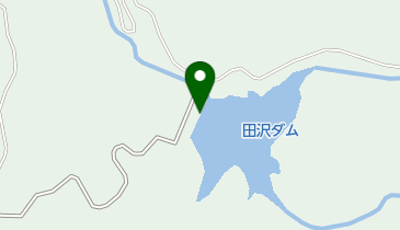 田沢防災ダムの地図画像