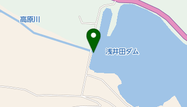 浅井田ダムの地図画像
