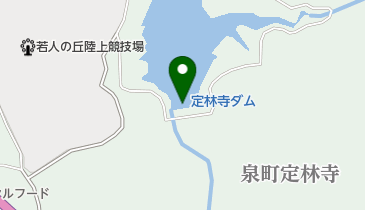定林寺ダム(定林寺防災ダム)の地図画像