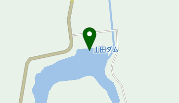 山田防災ダムの地図画像