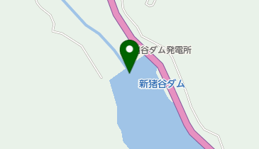 新猪谷ダムの地図画像