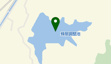 蜂屋調整池(蜂屋ダム)の地図画像