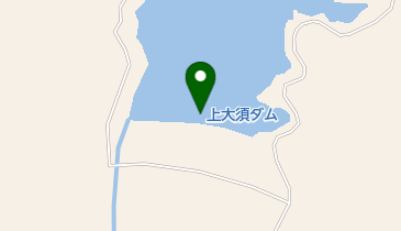 上大須ダムの地図画像