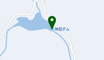 神岳ダムの地図画像