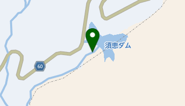 須恵ダムの地図画像