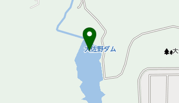 大佐野ダムの地図画像