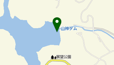 山神ダムの地図画像