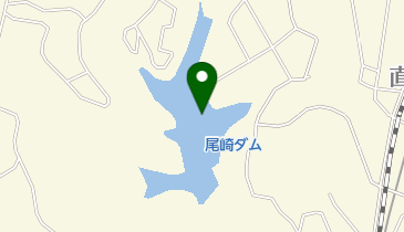 尾崎ダムの地図画像