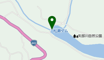 松瀬ダムの地図画像