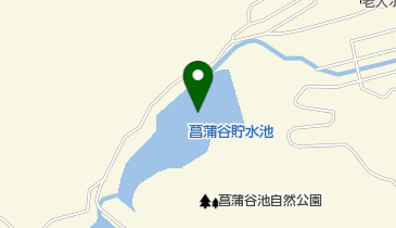 菖蒲谷ダムの地図画像