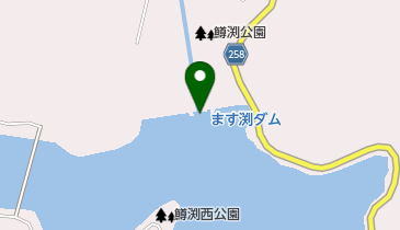 ます渕ダムの地図画像