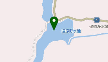 道原ダムの地図画像