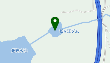 松ヶ江ダムの地図画像