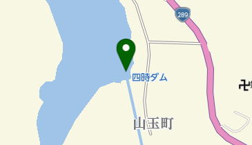 四時ダムの地図画像