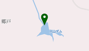 入山ダムの地図画像
