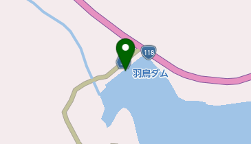 羽鳥ダムの地図画像