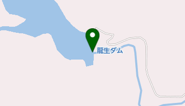 龍生ダムの地図画像