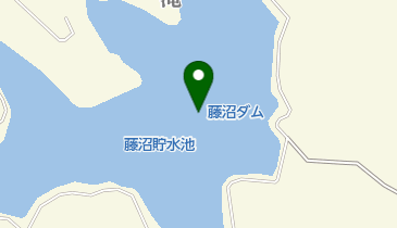 藤沼ダムの地図画像
