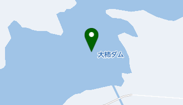 大柿ダムの地図画像