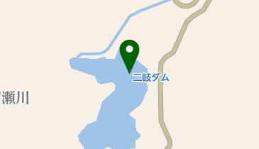 二岐ダムの地図画像