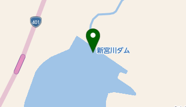 新宮川ダムの地図画像