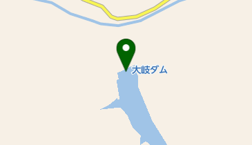 大岐ダムの地図画像