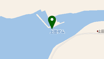 上田ダムの地図画像