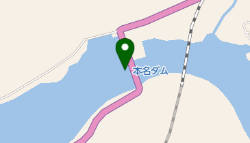 本名ダムの地図画像