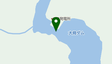 大鳥ダムの地図画像