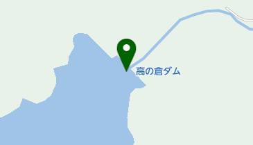 高の倉ダムの地図画像