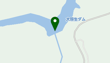 大笹生ダムの地図画像