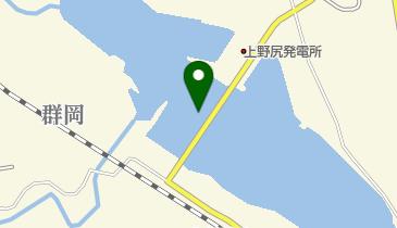 上野尻ダムの地図画像