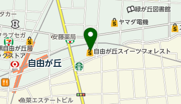 cuoca(クオカ) 自由が丘店の地図画像