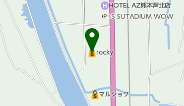rocky SUPER STORE(ロッキー スーパー ストア) 芦北店の地図画像