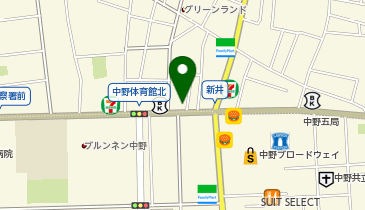 パッケージプラザ 中野店の地図画像