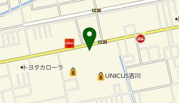 サンキューカット ウニクス吉川店の地図画像