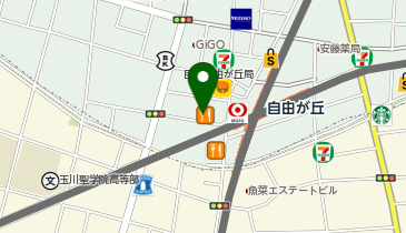 ICE モンテッソーリ こどものいえ 自由が丘の地図画像