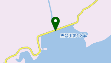 黒又川第一ダムの地図画像