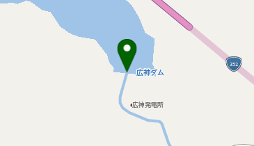 広神ダムの地図画像