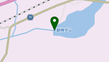 薮神ダムの地図画像