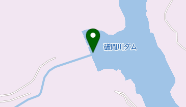 破間川ダムの地図画像